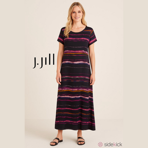 J.Jill-NWT 3X 100% viscose silky, boho maxi dress. Absolutely gorgeous! New!